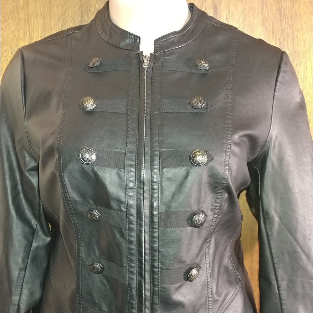 Cute (faux) Leather Coat